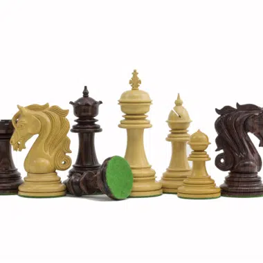 Jeu d'Echecs "Porte du Roi" en Bois de Rose