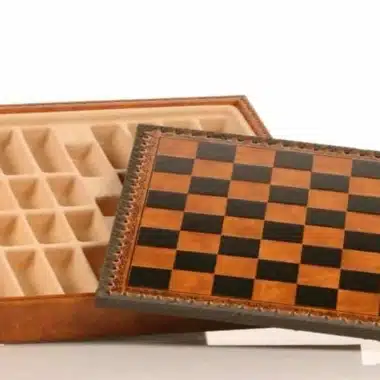 Ensemble Arabic Style VIII Echiquier Rangement et Pièces Echecs Staunton Bois et Métal – Image 14