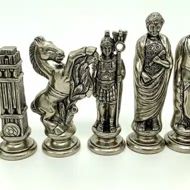 Jeu d'Echecs en Métal Jules César – Image 4