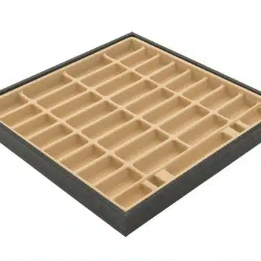 Ensemble Lanzichenecchi II Echiquier Noir avec Rangement et Jeu d'Echecs en Métal – Image 14