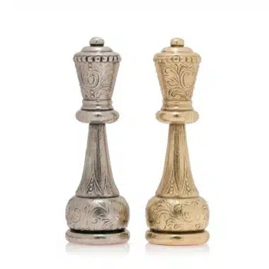 Jeu d'Echecs en Métal Flowered – Image 7