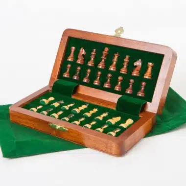 Ensemble Magnétique de Voyage en Bois – Image 9