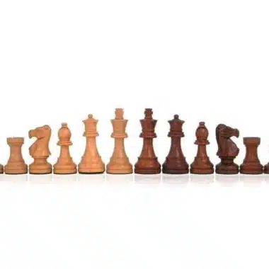 Ensemble "Tilleul Small" Echiquier en Bois de Noyer avec Tiroir de Rangement & Jeu d'Echecs Staunton en Bois – Image 5