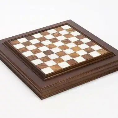 Ensemble Bataille de Waterloo 1 Echiquier en Bois et en Marbre et Jeu d'Echecs Peint à la Main – Image 12