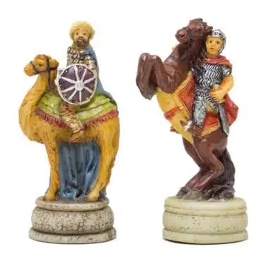 Jeu d'Echecs en Résine Empire Byzantin vs Califats Arabes – Image 4