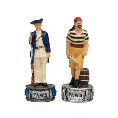 Jeu d'Echecs en Résine Pirates et Marine royale – Image 6