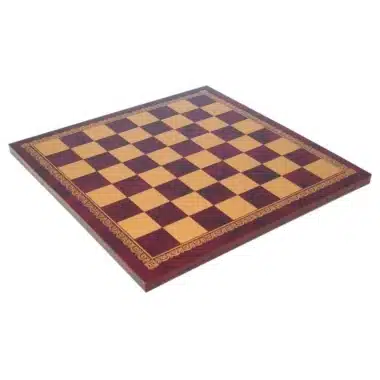 Ensemble Robin des Bois Echiquier en Similicuir & Jeu d'Echecs en Résine Peint à la Main – Image 18