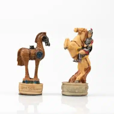 Jeu d'Echecs en Résine La Guerre de Troie – Image 12