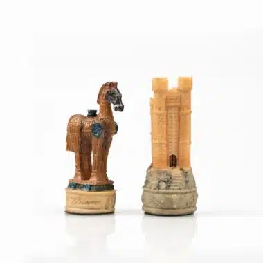 Jeu d'Echecs en Résine La Guerre de Troie – Image 6