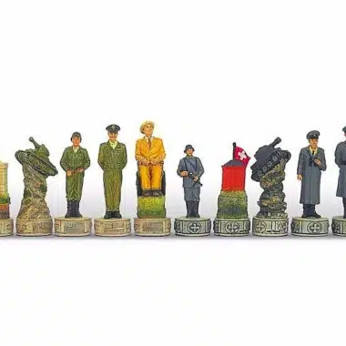 Jeu d'Echecs en Résine "Hitler vs Roosevelt"