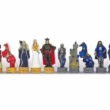 Jeu d'Echecs en Résine "Roi Arthur"