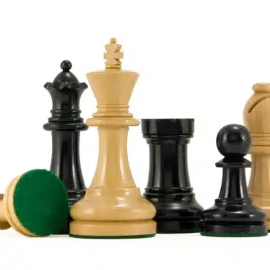 Jeu d'Echecs Staunton Supreme III en Bois d'Ebène – Image 4