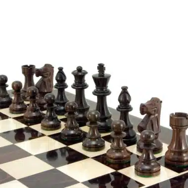 Jeu d'Echecs Staunton "Chevalier" en Bois de Rose – Image 7
