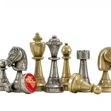 Jeu d'Echecs en Métal Staunton – Image 5