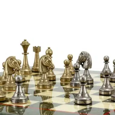 Jeu d'Echecs en Métal Staunton – Image 8