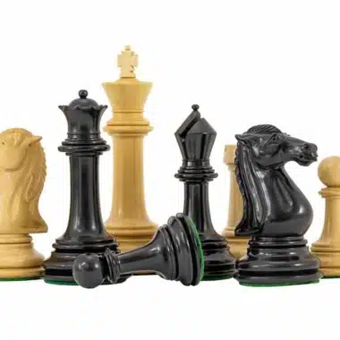 Ensemble Parthenon II Echiquier en Bois de Rose et Erable & Jeu d'Echecs en Bois d'Ebène – Image 5
