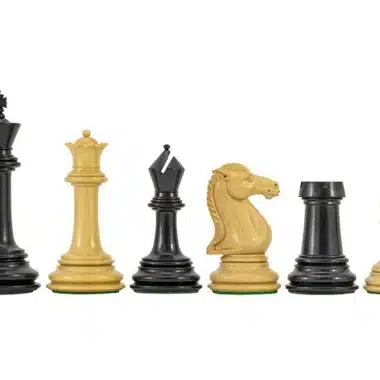 Ensemble Parthenon II Echiquier en Bois de Rose et Erable & Jeu d'Echecs en Bois d'Ebène – Image 6