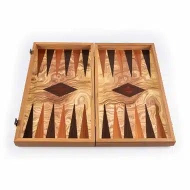 Backgammon en Bois d'Olivier – Image 4