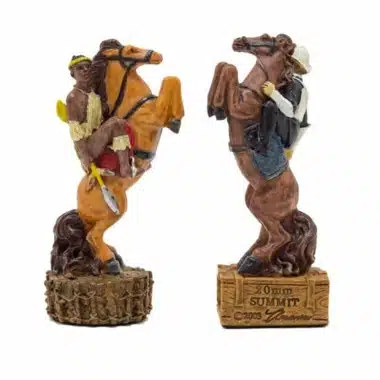 Jeu d'Echecs en Résine "Guerre Anglo-Zouloue"