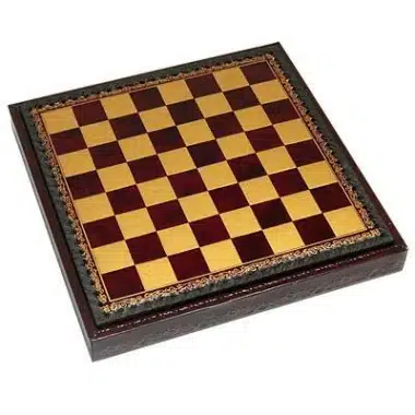 Ensemble Staunton Mix V Echiquier Rouge avec Rangement et Jeu d'Echecs en Métal – Image 11