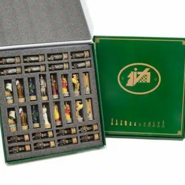 Jeu d'Echecs en Résine "La Guerre de Troie"