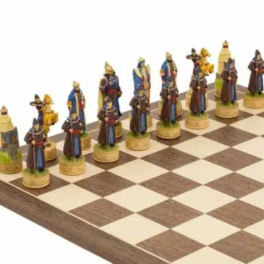 Jeu d'Echecs en Résine "Russes vs Mongoles"