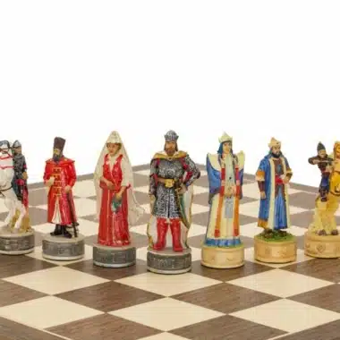 Jeu d'Echecs en Résine "Russes vs Mongoles"