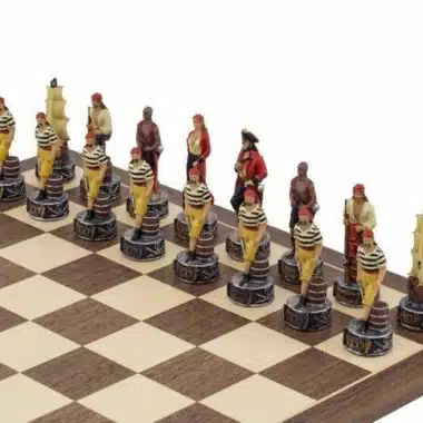 Jeu d'Echecs en Résine "Pirates et Marine royale"