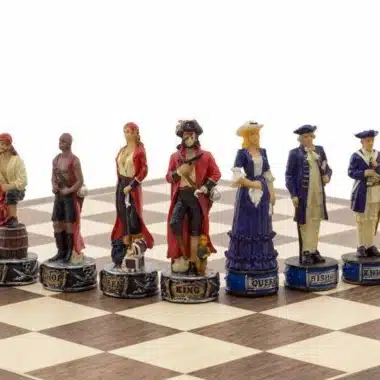 Jeu d'Echecs en Résine "Pirates et Marine royale"