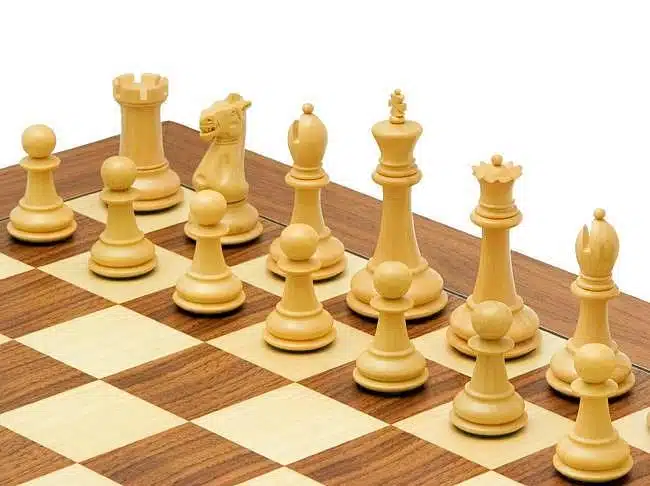 Pièces claires du jeu Victoria II, détail tour, cavalier et fou