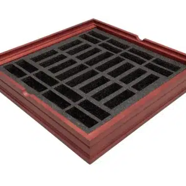 Jeu d'Echecs Anglais Contre Ecossais et Echiquier en Bois avec Rangement – Image 8