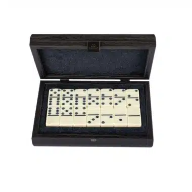 Alternative view of Set de Domino Noir - Coffret en Bois