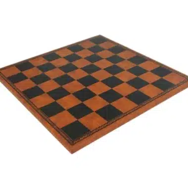 Jeu d'Echecs Fantasy Eau vs Feu en Résine et Échiquier en Similicuir Marron et Noir – Image 9