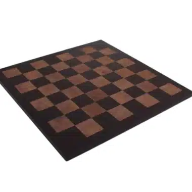 Jeu d'Echecs Staunton en Bois et Échiquier en Cuir Véritable Italien avec Coffret de Rangement – Image 6