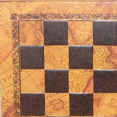 Jeu d'Echecs Camelot - Échiquier Similicuir & Jeu d'échecs en Résine – Image 7