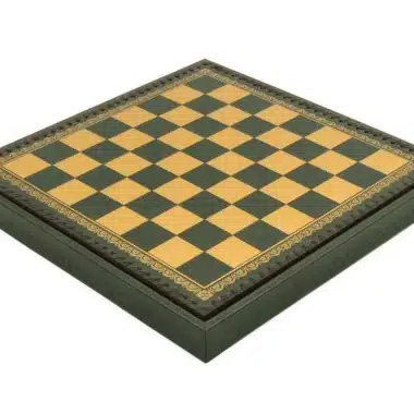 Jeu d'Echecs Fantasy Eau VS Feu en Résine & Echiquier en Similicuir avec Rangement – Image 10