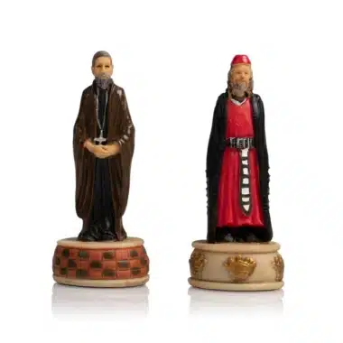 Jeu d'Echecs Guerre d'Indépendance de l'Ecosse en Résine & Échiquier en Similicuir – Image 17