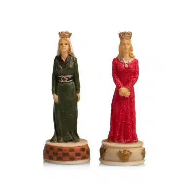 Jeu d'Echecs Guerre d'Indépendance de l'Ecosse en Résine & Échiquier en Similicuir – Image 20