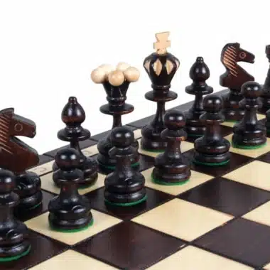 Jeu d'Echecs Pliable en Bois Pearl – Image 4