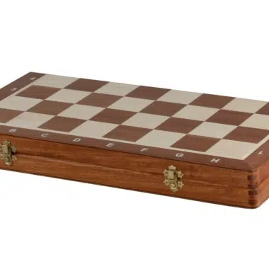 Echiquier en Bois Pliable et Pieces Echecs Staunton en Bois avec Rangement – Image 7