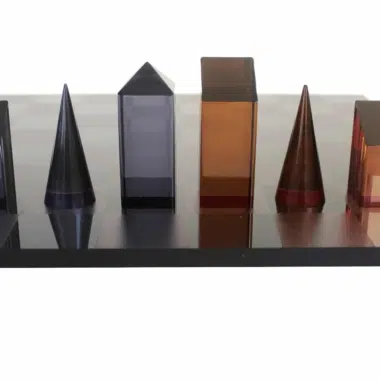 Jeu d'Echecs Cylindrique et Echiquier en Plexiglas avec Rangement – Image 3