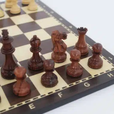 Jeu d'Echecs Staunton avec Echiquier Alphanumerique – Image 3