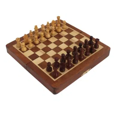 Jeu d'Echecs en Bois et Magnétique Staunton - 5 Tailles – Image 2