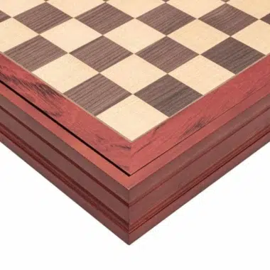 Pieces d Echecs Egypte et Echiquier en Bois avec Rangement – Image 9