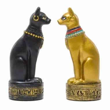 Pieces d Echecs Egypte et Echiquier en Bois avec Rangement – Image 5