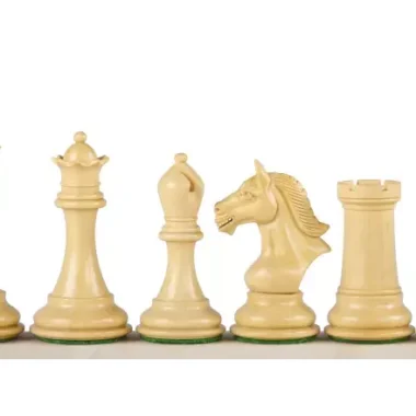 Pieces d'Echecs en Bois de Buis et Padouk