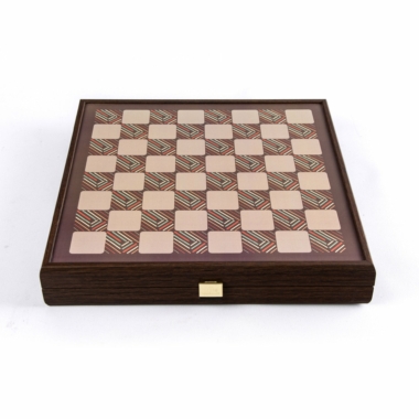 Jeu de Société 4 en 1 Vintage en Bois - Échecs, Backgammon, Ludo, Serpents et Échelles – Image 7