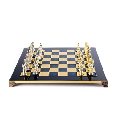 Ensemble de Jeu d'Echecs Staunton en Métal avec Coffret de Rangement – Image 14