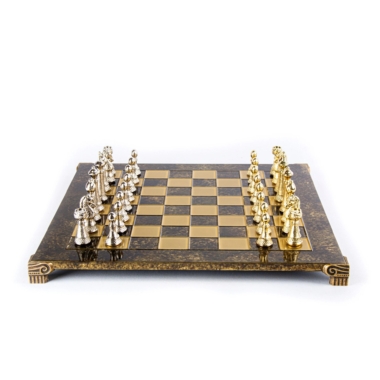 Ensemble de Jeu d'Echecs Staunton en Métal avec Coffret de Rangement – Image 18