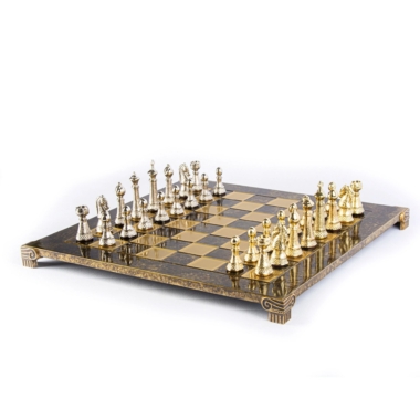 Ensemble de Jeu d'Echecs Staunton en Métal avec Coffret de Rangement – Image 16